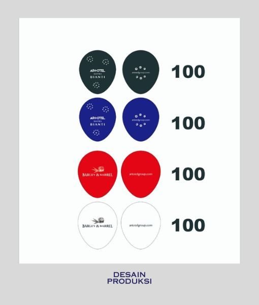 Proses Produksi Balon Cetak Logo1